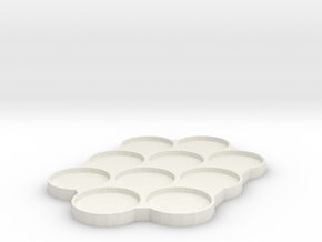 skeletonized 32mm Movement Tray in White Natural Versatile Plastic