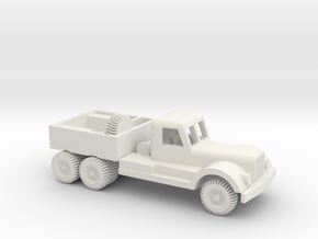 1/64 Scale Diamond T M19 in White Natural Versatile Plastic