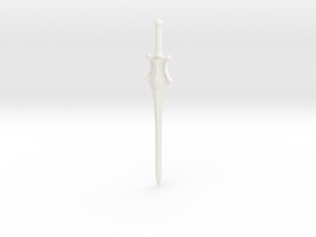 1/6 Cartoon Sword of Protection in White Processed Versatile Plastic