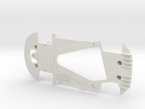PSSX00202 Chassis for Scalextric McLren MP4-12c in White Natural Versatile Plastic