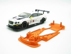 PSSX00502 Chassis for Scalextric Bentley GT3 (NSR) in White Natural Versatile Plastic