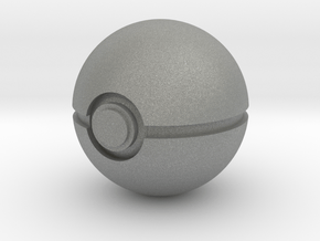 1/3rd Scale Pokeball in Gray PA12