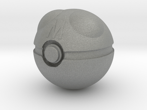 1/3rd Scale Master Pokeball in Gray PA12