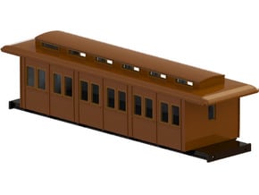 C3a - Swedish passenger wagon in Tan Fine Detail Plastic