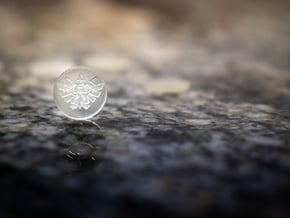 6x Tiny Zelda Coins  in Tan Fine Detail Plastic