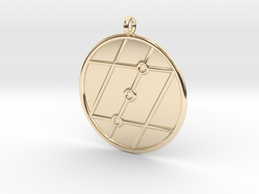 Geometry Symbol in 14K Yellow Gold