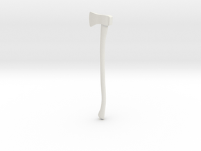 1/3rd scale Axe in White Natural Versatile Plastic