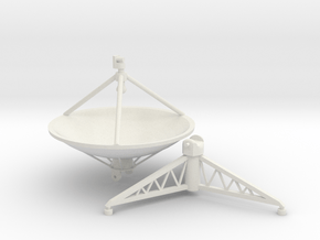 Parabolic antenna (210 cm) 1/32. in White Natural Versatile Plastic