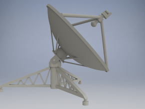 Parabolic antenna (210 cm) 1/32. in Tan Fine Detail Plastic