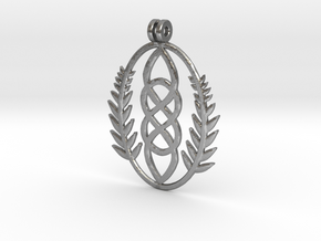 Spirit of the Druid Pendant in Natural Silver