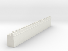 hadrian's wall 1/144 in White Natural Versatile Plastic