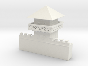 hadrian's wall Watchtower 1/200 in White Natural Versatile Plastic