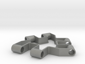 Material test part, Modular building block in Gray PA12