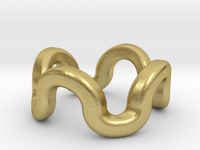 Lily Ring in Natural Brass: 9 / 59