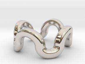 Lily Ring in Rhodium Plated Brass: 10.25 / 62.125