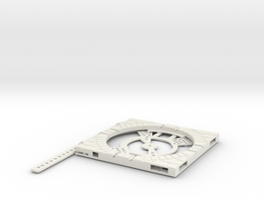 T-165-wagon-turntable-84d-100-plus-base-giant-1a in White Natural Versatile Plastic