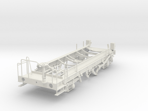 7mm Ferry tank wagon chassis in White Natural Versatile Plastic