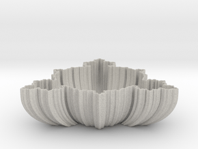 Fractal Bowl in Natural Full Color Sandstone