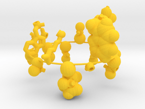 Amino acid pop set in Yellow Processed Versatile Plastic