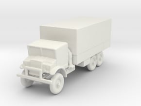 1/144 Scale C60L Truck Covered 6x6 in White Natural Versatile Plastic