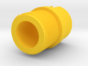 Incognito 14mm- Muzzle Adapter for MP5 Front Sight in Yellow Processed Versatile Plastic