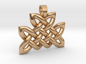 Celtic knot mountain [pendant] in Polished Bronze
