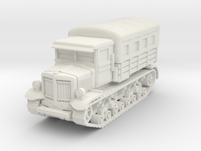 Voroshilovets tractor (covered) scale 1/100 in White Natural Versatile Plastic