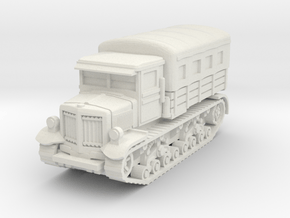 Voroshilovets tractor (covered) scale 1/87 in White Natural Versatile Plastic
