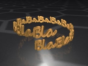 BlaBla Ring - 20mm in 14K Yellow Gold