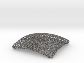 Voronoi Bowl 14 cm in Polished Nickel Steel