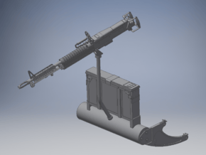 M23 Armament Subsystem / M60D, Vario Uh-1 1/6 scal in Tan Fine Detail Plastic