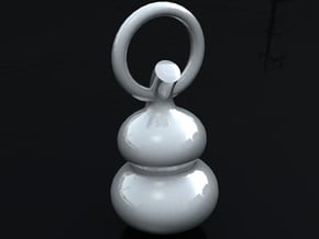 Gourd in White Processed Versatile Plastic