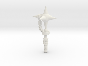 Cosmic Mace (3mm, 4mm, 5mm) in White Natural Versatile Plastic: Large