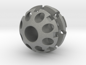 20mm Sphere Bead in Gray PA12