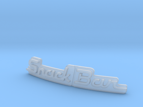Snackbar v4, v3, 2.5 & v1.5 - Logo Insert in Tan Fine Detail Plastic