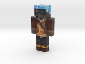 Captain Argon | Minecraft toy in Natural Full Color Sandstone