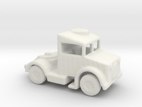 1/200 Scale Bedford Tractor in White Natural Versatile Plastic