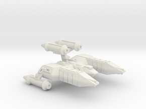 3125 Scale Lyran Top-Alleycat Heavy War Destroyer in White Natural Versatile Plastic