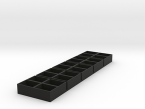 quad 2x2 13x18x9.5 speaker box qty5 in Black Natural Versatile Plastic