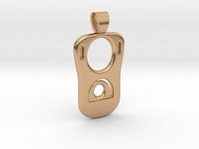 Can tab [pendant] in Polished Bronze