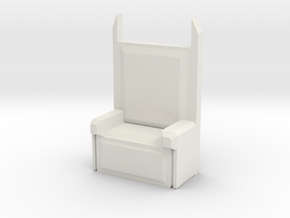 throne in White Natural Versatile Plastic