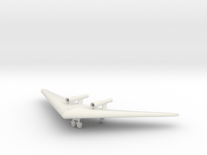 (1:144) Horten Ho VII with Argus Pulsejets  in White Natural Versatile Plastic