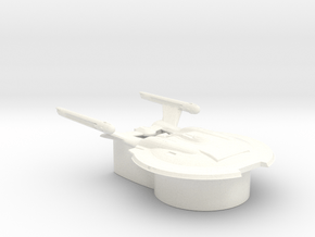 Federation of Planets - Enterprise NX 01 in White Processed Versatile Plastic