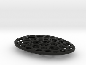 Disc in disc hanger in Black Natural Versatile Plastic: Medium