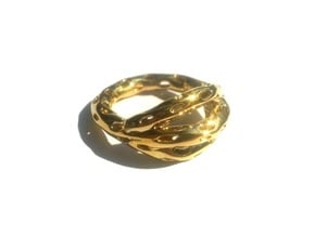 Goldmine Ring in 14k Gold Plated Brass