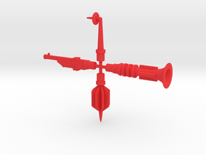 Antron Scavenger Weapons in Red Processed Versatile Plastic