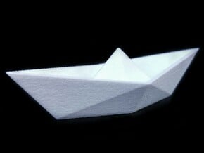 paper boat in White Natural Versatile Plastic