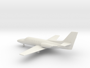 Cessna 500 Citation I in White Natural Versatile Plastic: 1:100