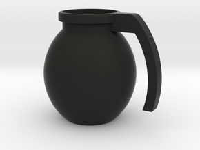 Mug "Grenade" in Black Premium Versatile Plastic