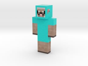 blue sheep | Minecraft toy in Natural Full Color Sandstone